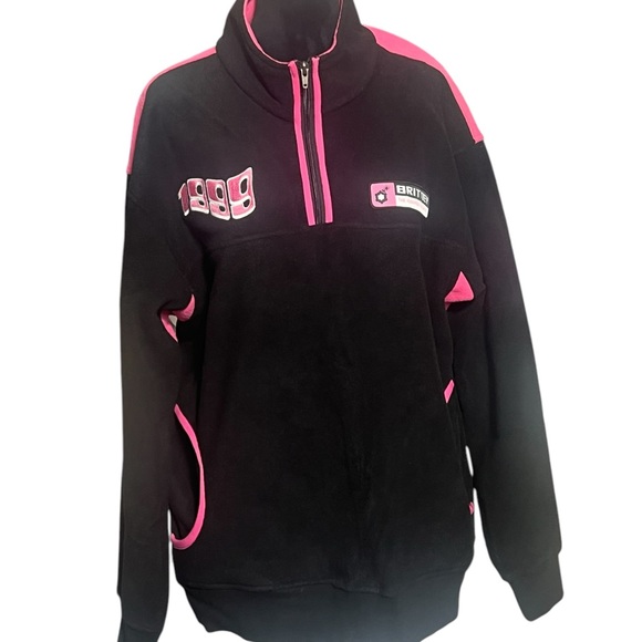 The Hundreds Britney Spears, 2X, Black/Pink Pullover Fleece.NWT @26 - Picture 12 of 12